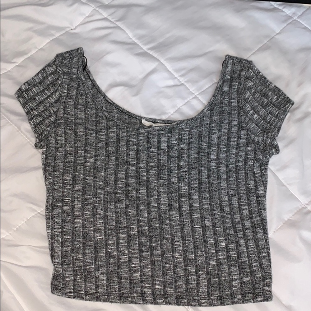 Gray crop top from forever 21